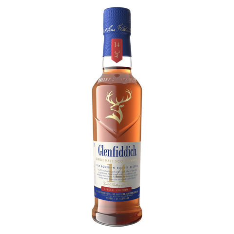 Glenfiddich Bourbon Barrel Reserve 14 Year Old Single Malt Scotch Whisky 375ml