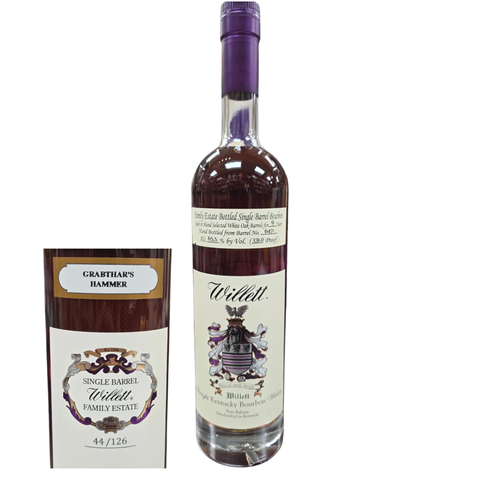 Willett Family Estate 9 Year Old #6471 Grabthar Hammer Straight Bourbon Whiskey 750ml