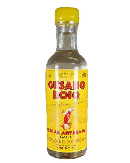 Gusano Rojo with worm Mezcal 50ml