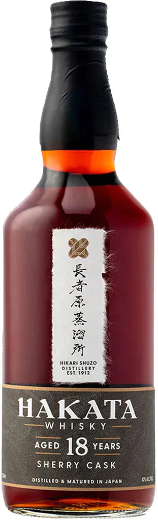 Hakata 18 Year Old Sherry Cask Whisky 700ml