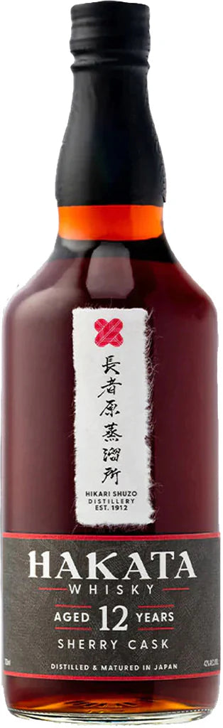 Hakata 12 Year Old Sherry Cask Whisky 700ml