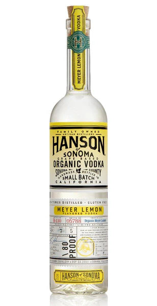 Hanson of Sonoma Meyer Lemon Organic Vodka 750ml