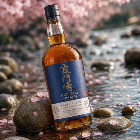 Hatozaki Omakase Small Batch 15 Year Old Mizunara Cask Finish 750ml