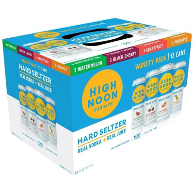 High Noon Hard Seltzer Beach Variety 12-Pack Can