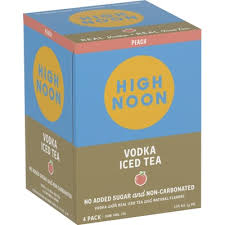 High Noon Peach Vodka Iced Tea 4-Pack Can