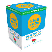 High Noon Watermelon Vodka Seltzer 4-Pack Can