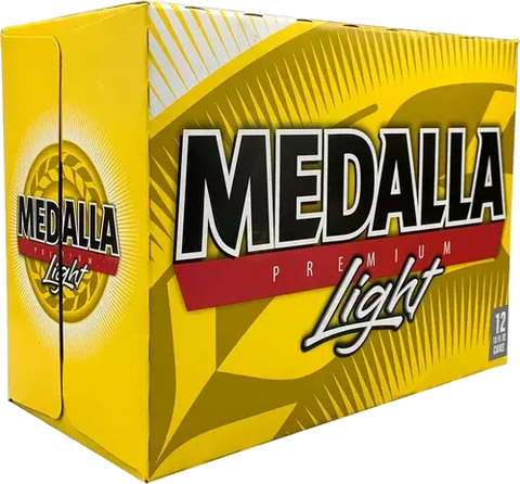 Medalla Light Beer 10-Oz Can 12-Pack
