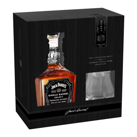 Jack Daniel's Single Barrel Select Tennessee Whiskey with Snifter Glass 750ml