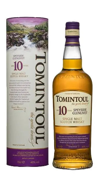 Tomintoul 10 Year Old Single Malt Scotch Whisky 750ml