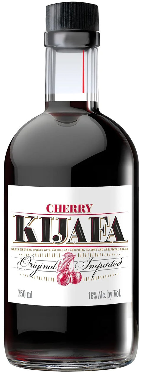 Kijafa Cherry Spirit 32 Proof 750ml Bundle 12-Pack