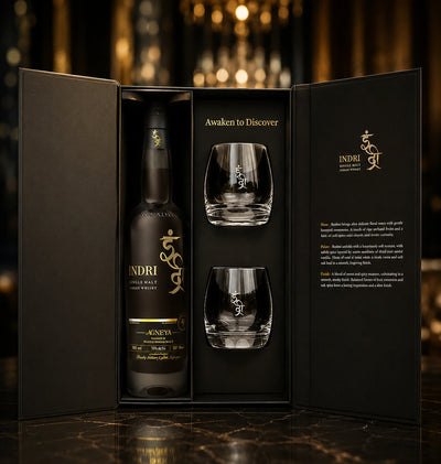Indri Agneya Gift Set with Glass