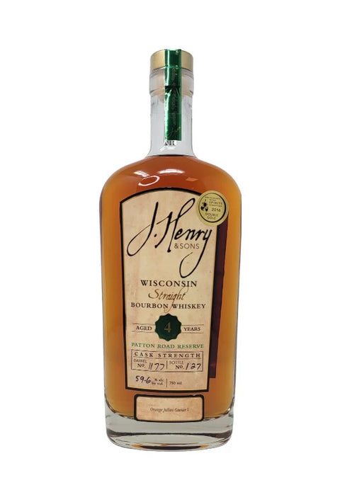 J. Henry & Sons Patton Road Reserve 4 Year Old Straight Bourbon Whiskey 750ml