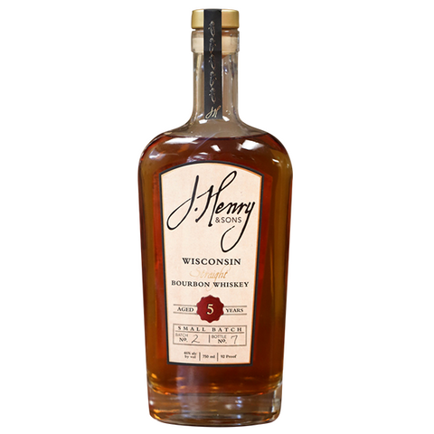 J. Henry & Sons Small Batch 5 Year Old Straight Bourbon Whiskey 750ml