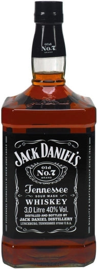 Jack Daniel's Black Label Old No.7 Brand Sour Mash Whiskey 3Lt