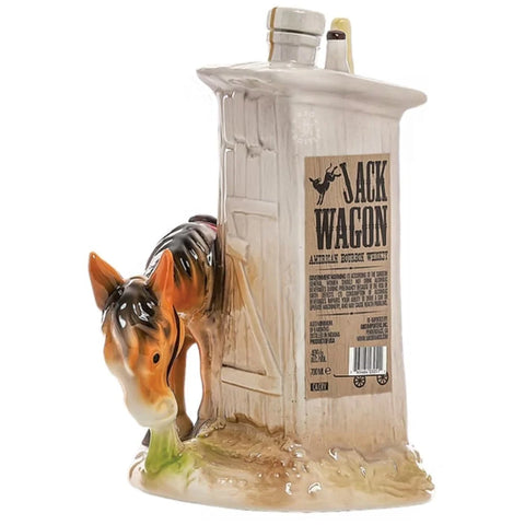 Jack Wagon Ceramic Donkey American Bourbon Whiskey 750ml