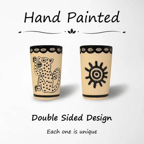 Jaguar Design Shot Glasses 2.5-Oz 4-Pack
