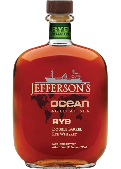 Jefferson's Ocean Aged at Sea Double Barrel Rye Whiskey 750ml
