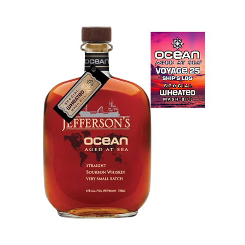 Jefferson's Ocean Aged at Sea Voyage 25 Special Wheated Mash Bill Straight Bourbon Whiskey 750ml