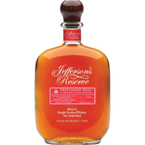 Jefferson's Reserve Pritchard Hill Cabernet Cask Finished Kentucky Straight Bourbon Whiskey 750ml