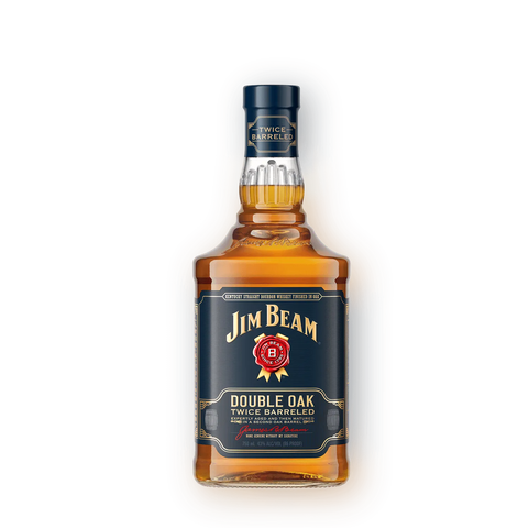 Jim Beam Double Oak Twice Barreled Straight Bourbon Whiskey 750ml