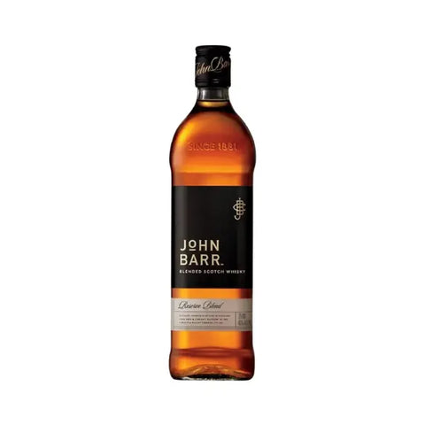 John Barr Reserve Blend Black Label Blended Scotch Whisky 750ml