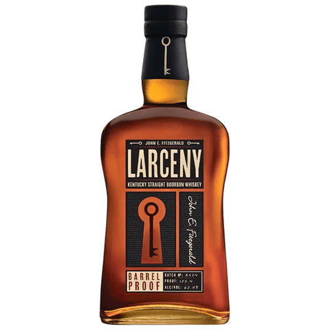 John E. Fitzgerald Larceny Barrel Proof A124 Kentucky Straight Very Small Batch Bourbon Whiskey 750ml