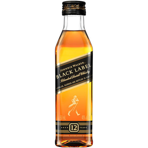 Johnnie Walker Black Label 12 Year Old Blended Scotch Whisky 50ml