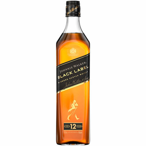 Johnnie Walker Black Label 12 Year Old Blended Scotch Whisky 750ml