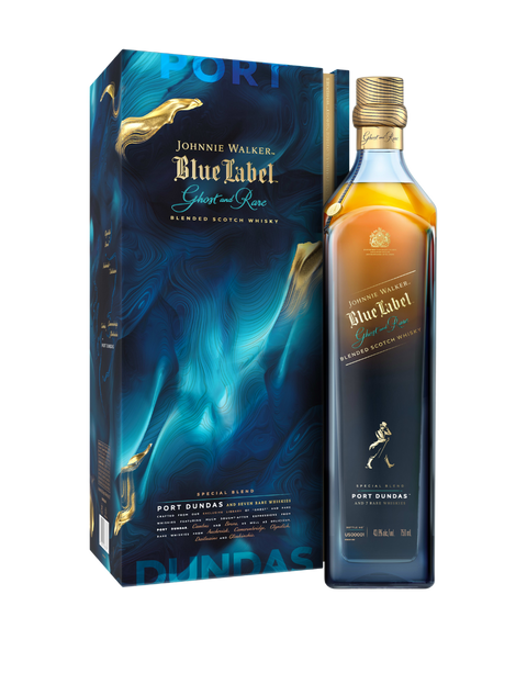 Johnnie Walker Blue Label Ghost and Rare 5 Year Old Port Dundas Blended Scotch Whisky 700ml