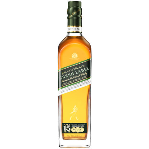 Johnnie Walker Green Label 15 Year Old Blended Malt Scotch Whisky 750ml