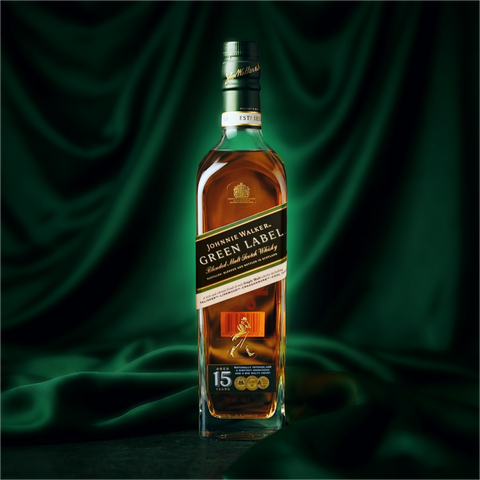 Johnnie Walker Green Label 15 Year Old Blended Malt Scotch Whisky 750ml