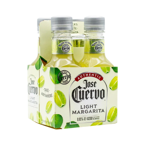 Jose Cuervo Authentic Classic Lime Light Margarita 200ml Bottle 4-Pack