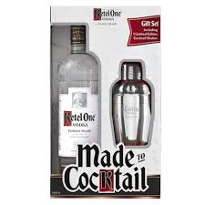 Ketel One Vodka with Cocktail Shaker 750ml