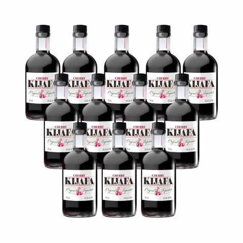 Kijafa Cherry Spirit 32 Proof 750ml Bundle 12-Pack