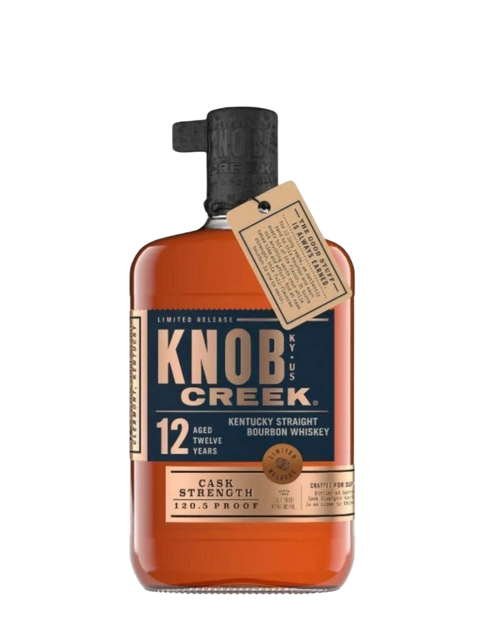 Knob Creek Cask Strength 12 Year Old 121.2 Proof Straight Bourbon Whiskey 750ml