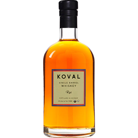 Koval Single Barrel Rye Whiskey 750ml