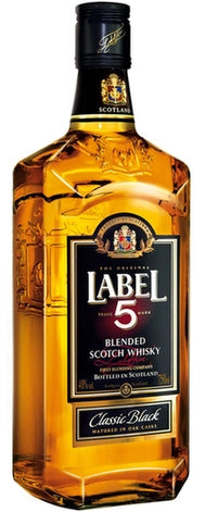 Label 5 Classic Black Blended Scotch Whisky 750ml