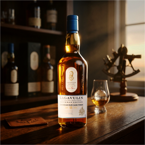 Lagavulin Offerman Edition Carribean Rum Cask Finish 11 Year Old Single Malt Scotch Whisky 750ml
