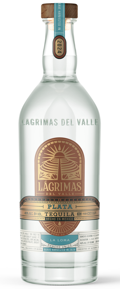 Lagrimas del Valle La Loma Plata Tequila 750ml