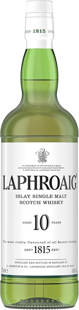 Laphroaig 10 Year Old Single Malt Scotch Whisky 750ml