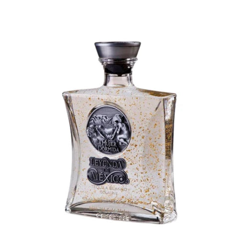 Leyenda de Mexico La Mujer Dormida Gold Flake Blanco Tequila 750ml