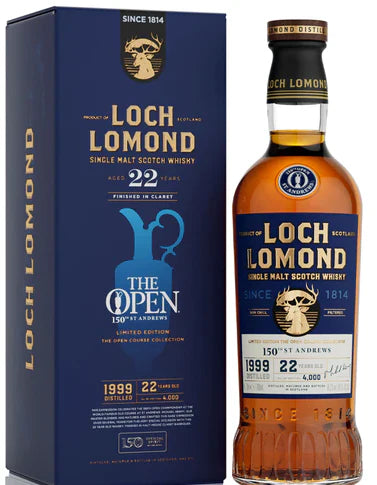 Loch Lomond The Open Course Collection 150th Anniversary 22 Year Old Single Malt Scotch Whisky 750ml