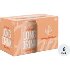 Long Drink Co. The Finnish Long Drink Peach Cocktail 6-Pack Can