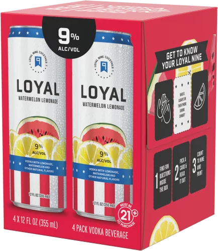 Loyal Nine Cocktails Watermelon Lemonade 355ml