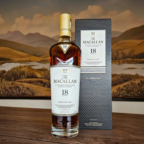 Macallan 18 Year Old Sherry Oak Single Malt Scotch Whisky 750ml