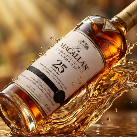 Macallan Sherry Oak 25 Year Old Single Malt Scotch Whisky 750ml