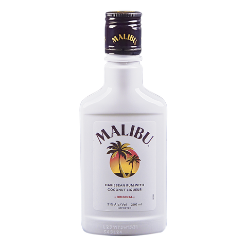 Malibu Barbados Rum with Coconut Flavor 200ml