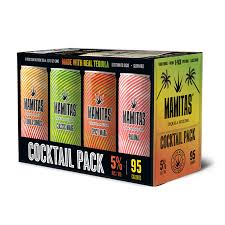 Mamitas Tequila Seltzer Cocktail Variety 8-Pack Can