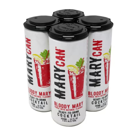 Mary Can Bloody Mary Cocktail 4-Pack Can
