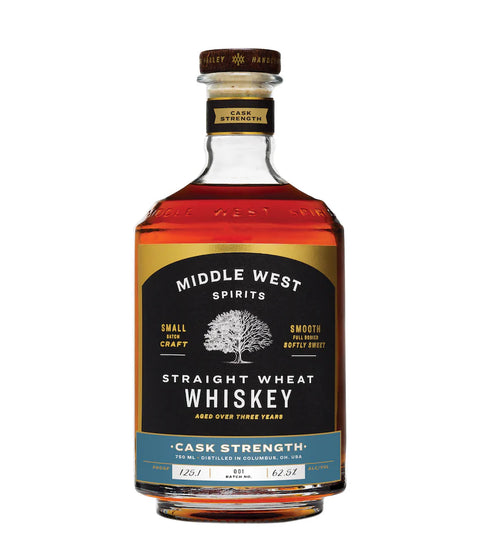 Middle West Spirits Cask Strength Straight Wheat Whiskey 750ml